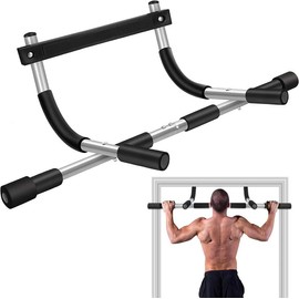 Multi-Grip Chin Up Bar - Upgrade Pull Up Bar for Doorway - Heavy Duty Pull Up Bar