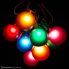 Hometown Evolution, Inc. Assorted Satin Pearl Outdoor Patio Globe String