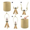 bociloy 2 Sets 9 Inch Lamp Shade Harp Holder Kit,