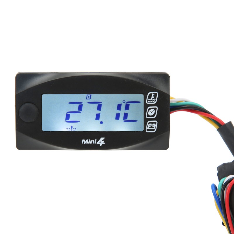 Motorcycle Digital Display 4 in 1 Thermometer Oil Engine Temperature