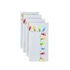 Fabric Textile Products Christmas Lights Border Napkins 18"x18" - 1