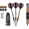 ABC Darts Unisex_Adult 19021030 Darts, Black, Orange, Silver, 4
