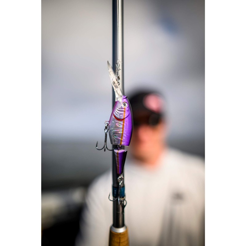 Flicker Shad Jointed Firetail MF Black Cougar 1/3 oz