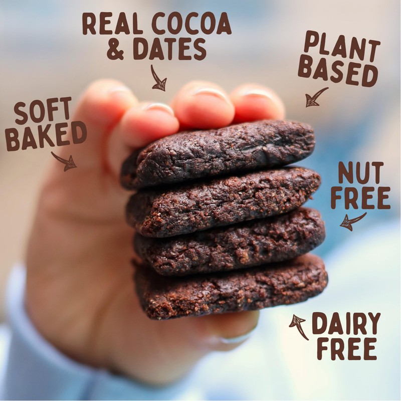 Nature’s Bakery Double Chocolate Brownie Bars, Whole Grains, Dates, and