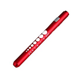 Mini Pen Torch Light POWERTOOL Diagnostic Medical Penlight, Mini Reusable LED Penlight Flashlight Pen Torch for Home Outdoor Doctor Nurse EMT Emergency (Red, 1 Pack)