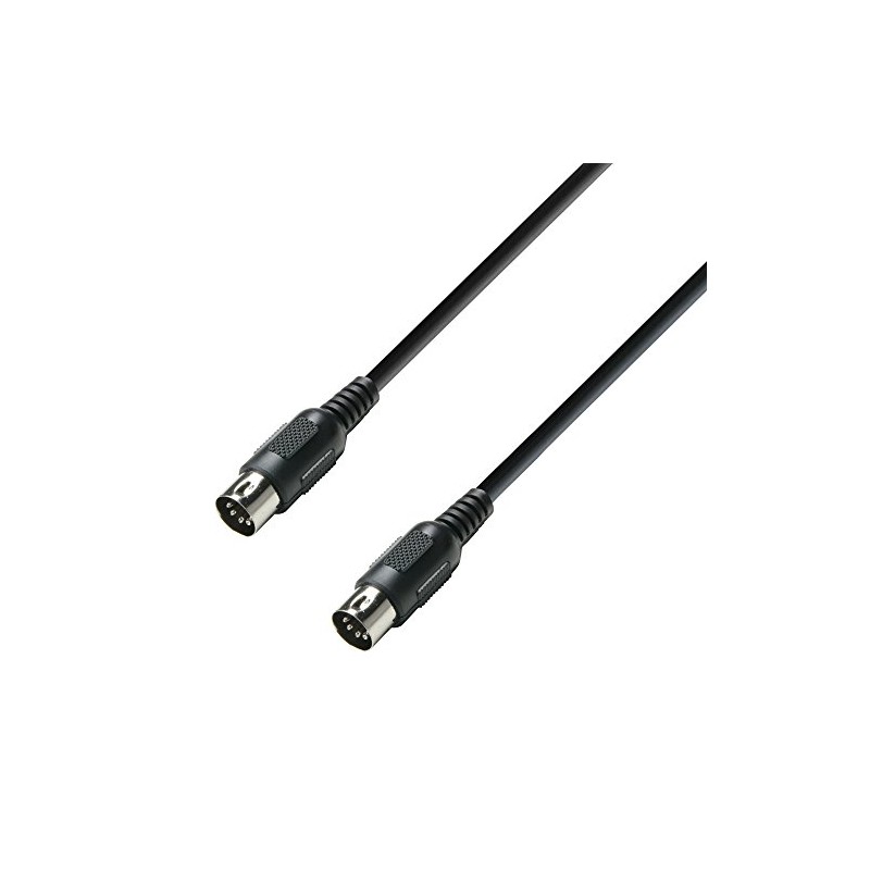 Adam Hall 3 Star Series MIDI Cable, Black