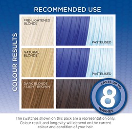 Colour-Freedom Gloss Pro 150ml Truly Blue Semi-Permanent Hair Colour - Ultra-Vibrant Vegan Colour Mask with PurePlex | Ammonia Free Colour Lasts Up To 6-10 Washes