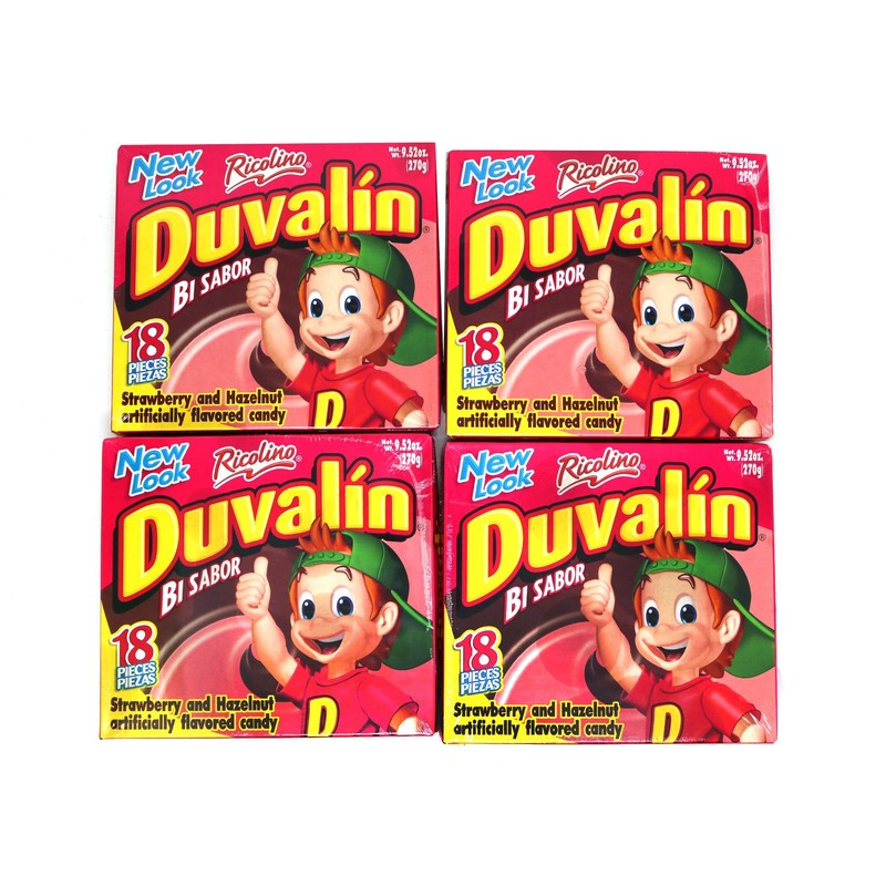 Duvalin Hazelnut/strawberry soft candy (4 Pack - 72 Units)