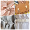 18 Pcs Shirt Ties Clips for Women, Scarf Ring for