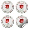 North Pole Hot Cocoa Company Christmas Holiday Sticker Labels, 40