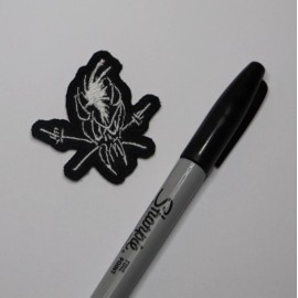 Unbranded Metallica Scary Guy Tiny Patch Small Patch for Hat or Bag Mini Patch