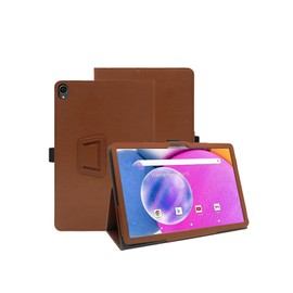 Case for Maxsignage EP103A Android 14 Tablet 2025 New，Premium Leather Business Folio Stand Cover with Hand Strap for Tablet,Brown.