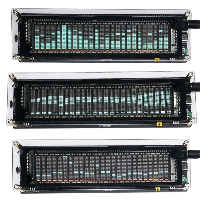 Generic VFD Audio Spectrum Analyzer, Vacuum Fluorescent Display Music Spectrum