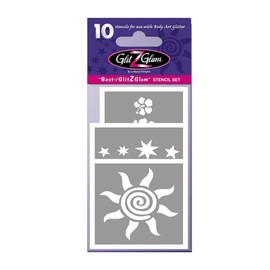 'Template Set for Temporary Tattoo Best Of Glitter Zglam Tattoos For Kids – Teens & Adults