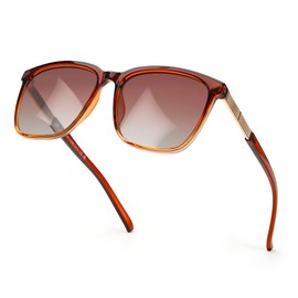 SIPHEW Oversized Square Sunglasses for Women|Lightweight Fashion Sunglasses 100% UV400 Protection|Trendy Mirrored Shade