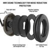 Electronic Shooting Ear Protection - Slim Hearing Protection Earmuffs for