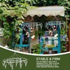 4Pcs Hanging Drying Rack for Herbs, Macrame Flower Drying Rack