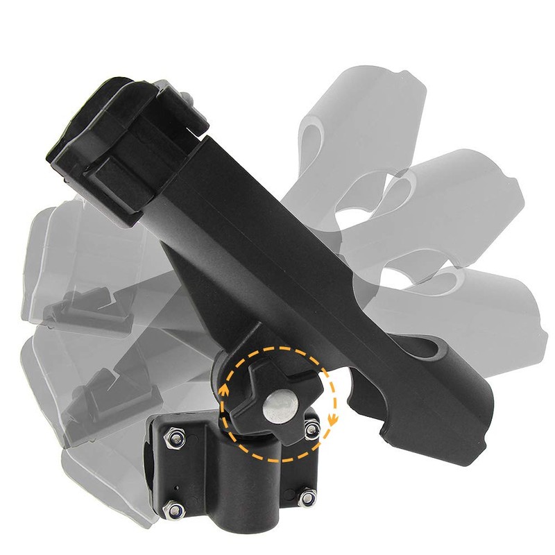 Croch 2 Pcs Adjustable Fishing Rod Holder for Boat and