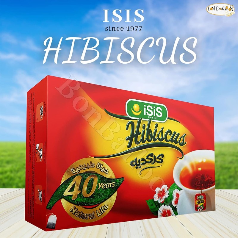 Isis Natural Egyptian Hibiscus Dried Herbal Pure Tea Bag Premium