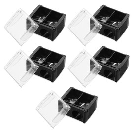VICASKY 5pcs Dual Makeup Pencil Sharpener Portable Sharpener for Lip Liners Eyebrow Pencils and Eyeliners Handheld Design for Quick and Easy Makeup Application