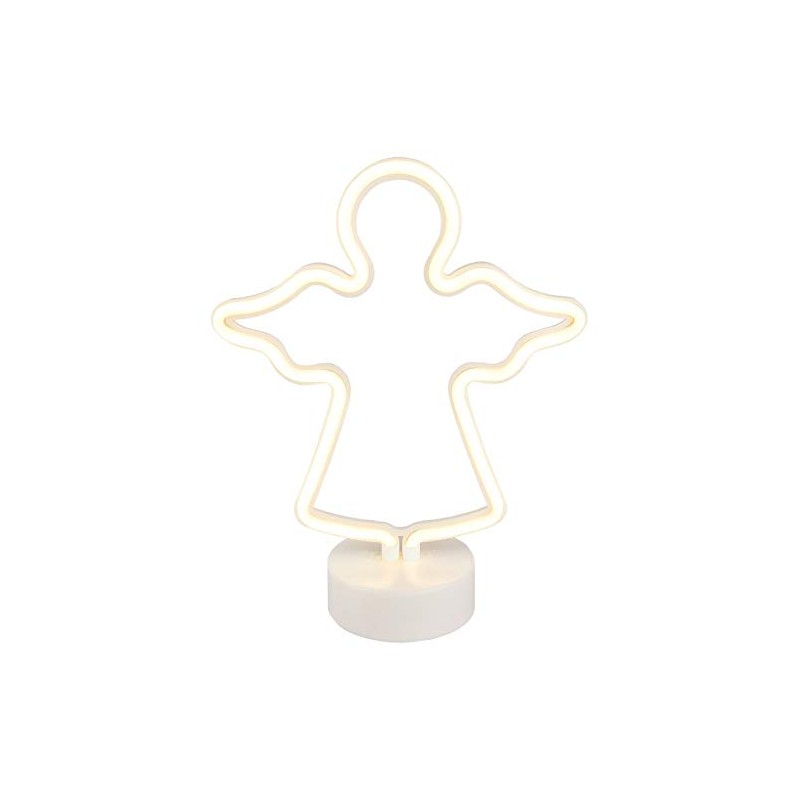 LED Light Strip Angel with Pedestal, 29.5 cm x 23