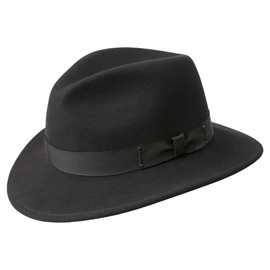 Bailey Curtis Litefelt® Fedora - Black/XXL
