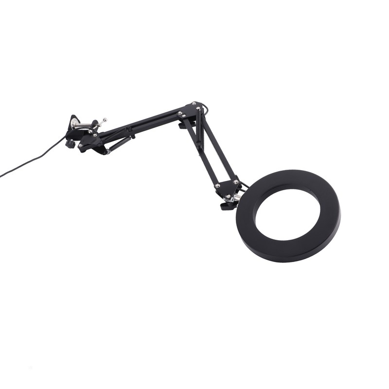 Foldable Eyecare Table Lamp Flexible Swing Arm Clamp Mount Lamp