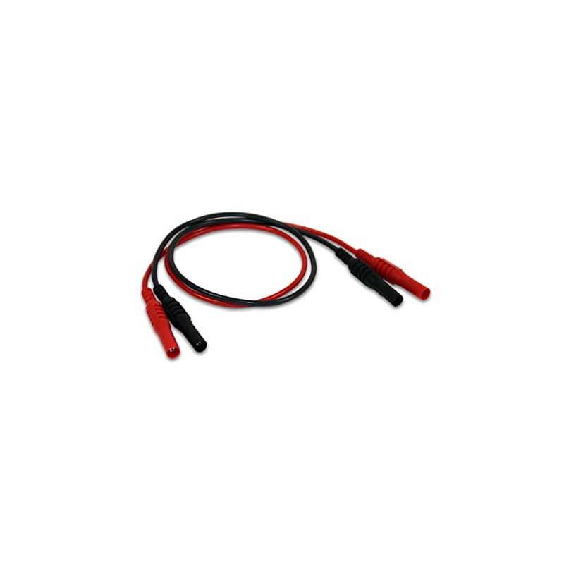 Shrouded 4 mm to 4 mm lead 1000 V CAT
