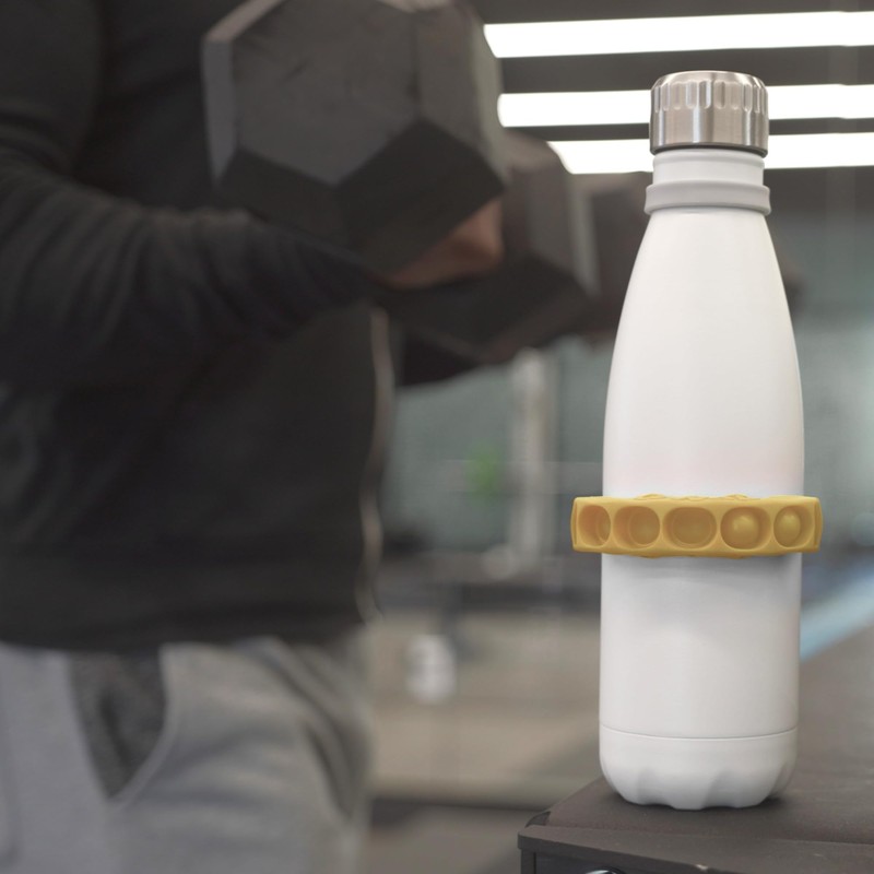 GWaT Water Tracker for Eco-Enthusiasts, Goes Everywhere, BPA-Free (Ivory)