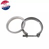 JONJEA 5" Exhaust Downpipe Flange Clamp Fit for S400 S400SXE