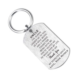 Aunt Uncle Gifts from Nephew Niece, Birthday Wedding Anniversary Christmas Special Cute Unique Keychain Presents