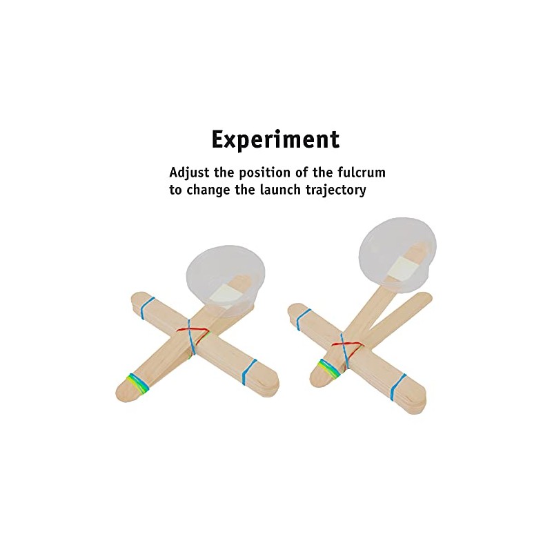 Catapult Kit, 100-Pack – Build 100 Mini Catapults, Complete STEM