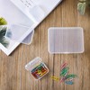 LJY 28 Pieces Mixed Sizes Rectangular Empty Mini Plastic Storage