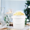 AUTSUPPL 5pcs Popcorn Bucket with Lid and Handle Versatile Ice