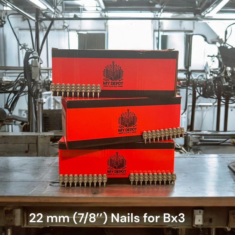 Hilti Bx3 1000x Concrete Nails for Hilti Bx3 (22mm) -Pins
