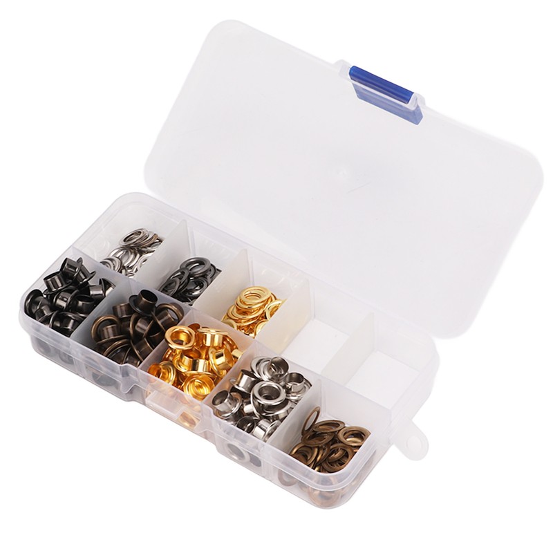 Grommet Tool Kit Sturdy Colorful Plating Easy Installation Metal Grommets