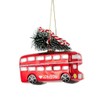 Sass & Belle Christmas in London Bus Shaped Bauble Red