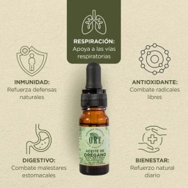 Ore, Aceite De Orégano 10 Ml Gotero Portátil                                                                                                          