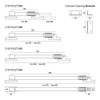ZEROplus Telescopic Friction Stay for Windows, All Metal Restrictor, White,