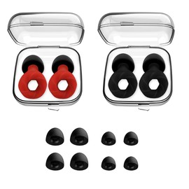 Earplugs Noise Cancelling Silicone Ear Plugs Reusable Ear Plugs (Green & White, One Size)