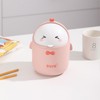 DYOU en Table Trash Can with Lid - Mini Cute