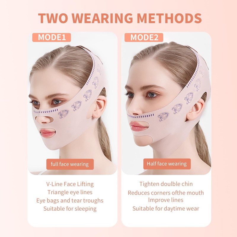 Chin Strap for Sleeping, Reusable Double Chin Reducer Eliminator for