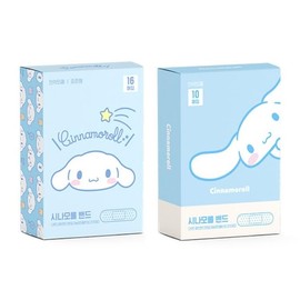 2Pack, Cute Kitty Friends Adhesive Bandages 10 Count, 16 Count Each Type, 26 Count Total, First Aid Bandages with Cute Designs (SkyBlue)