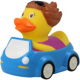 Lilalu LIL2147 Car Driver Female Rubber Duck, Colored