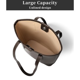 Barsine Leather Tote Bags for Women Medium Shoulder Bag Ladies Top Handle Handbag Purse for Travel, Work, Coffee