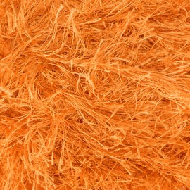 JubileeYarn Feather Whimsy Eyelash Yarn - 50g/Skein Fine Polyester Fur - Burnt Orange - 6 Skeins