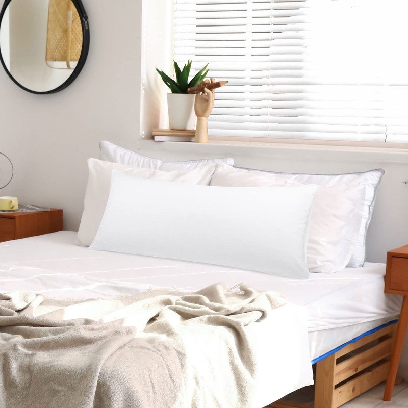 PiccoCasa Long Body Pillow Case Soft Brushed Microfibre Pillow Cover