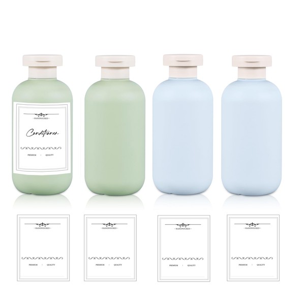 UMETASS - Botellas de champú de viaje de 7.5 onzas,