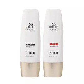 Ohuui [오휘] 데이쉴드 퍼펙트 선 50ml 택1 [블랙] [Ohui] Day Shield Perfect Sun 50ml Choose 1 [Black]