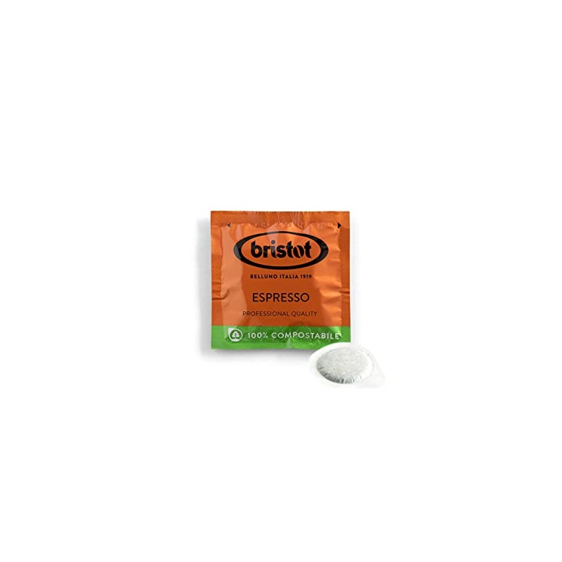 Bristot Single-Serve Compostable Coffee Pods | Low Acid | E.S.E.